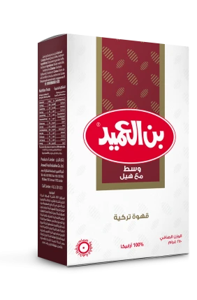Al Ameed Turkish Coffee Medium With Cardamom
