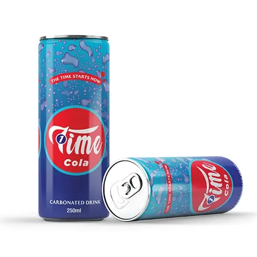 Defaf Al-Nahrayn Company for Food Industries and Beverages — 1 Time Cola Carbonated Drink