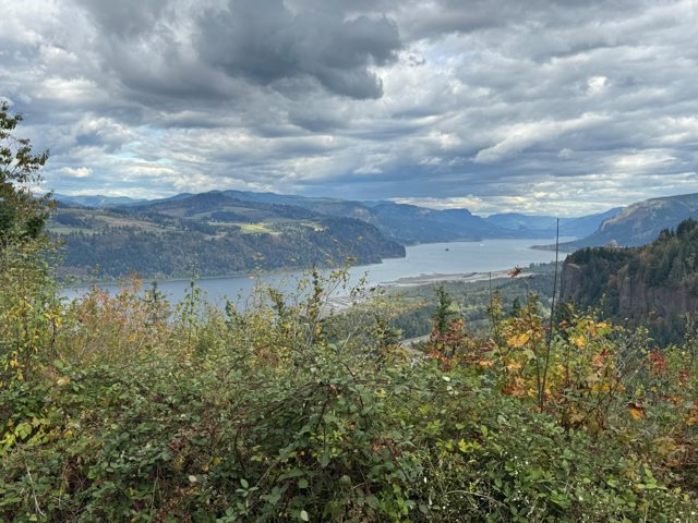 River and mountain landscape, view 5