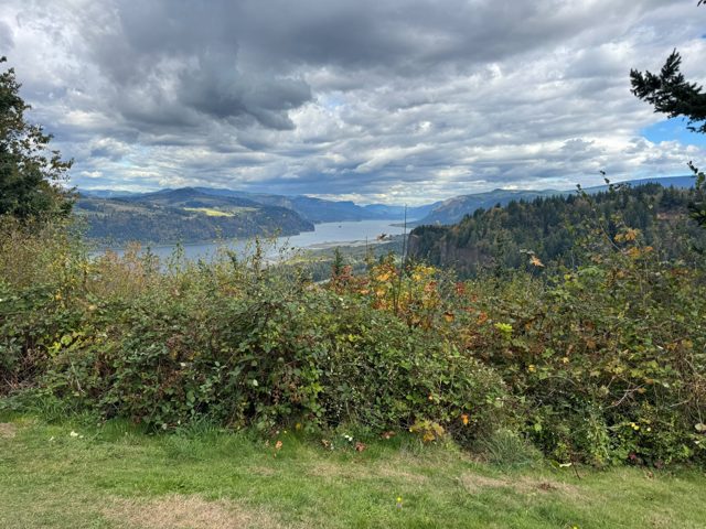 River and mountain landscape, view 11