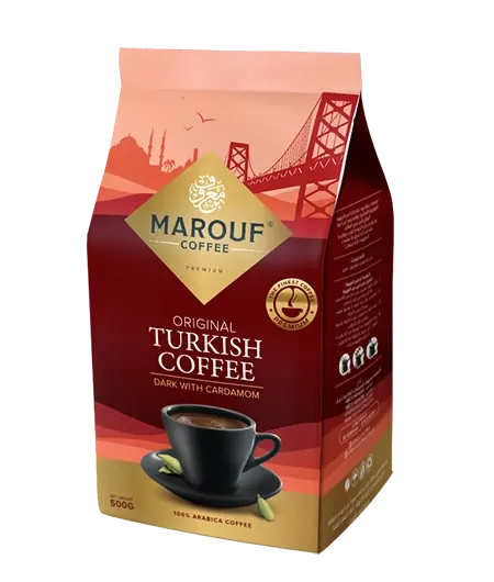 Marouf Coffee — Dark Turkish Coffee with Cardamom